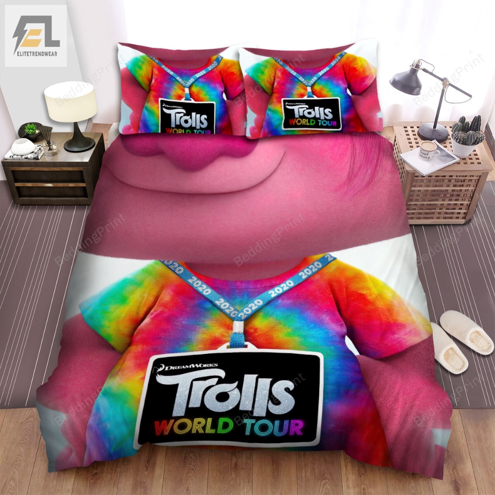 Trolls World Tour 2020 Movie Poster Ver 5 Bed Sheets Duvet Cover Bedding Sets 