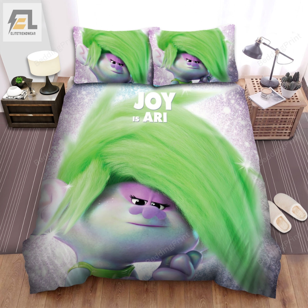 Trolls World Tour 2020 Ari Movie Poster Bed Sheets Duvet Cover Bedding Sets 