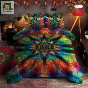 Trippy Pattern Bed Sheets Duvet Cover Bedding Sets Perfect Gifts For Trippy Lover Gifts For Birthday Christmas Thanksgiving elitetrendwear 1 1