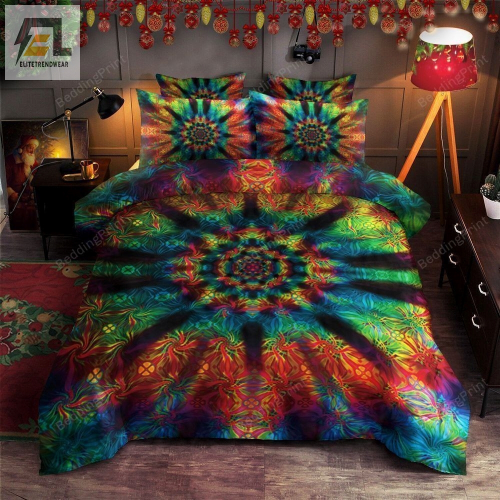 Trippy Pattern Bed Sheets Duvet Cover Bedding Sets Perfect Gifts For Trippy Lover Gifts For Birthday Christmas Thanksgiving 