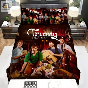 Trinity Que Mas Album Cover Bed Sheets Spread Comforter Duvet Cover Bedding Sets elitetrendwear 1 1