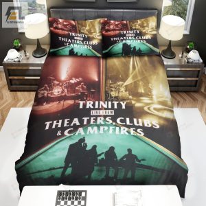 Trinity Live From Theaters Clubs And Campfires Album Cover Bed Sheets Spread Comforter Duvet Cover Bedding Sets elitetrendwear 1 1