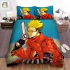 Trigun Character Vash The Stampede Bed Sheets Spread Comforter Duvet Cover Bedding Sets elitetrendwear 1