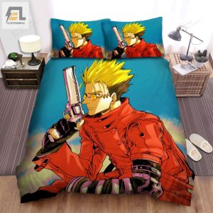 Trigun Character Vash The Stampede Bed Sheets Spread Comforter Duvet Cover Bedding Sets elitetrendwear 1 1