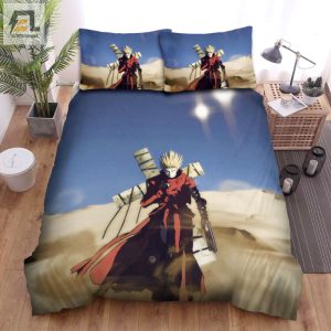 Trigun Character Vash The Stampde In The Desert Bed Sheets Spread Comforter Duvet Cover Bedding Sets elitetrendwear 1 1