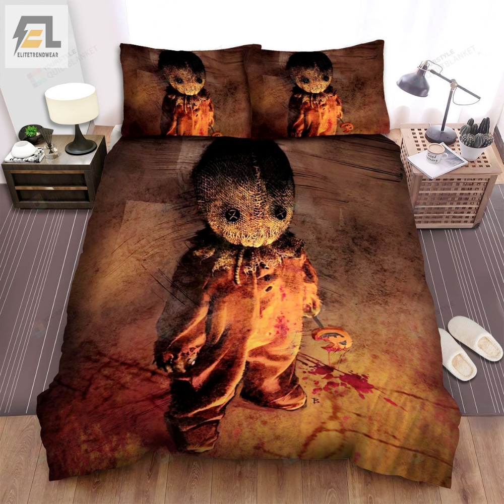Trick Âr Treat Movie Poster Bed Sheets Spread Comforter Duvet Cover Bedding Sets Ver 4 