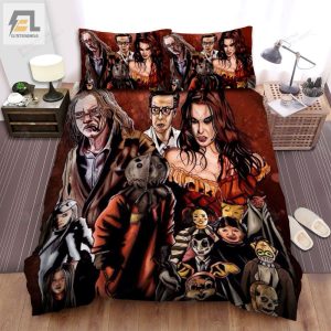 Trick Ar Treat Movie Art Bed Sheets Spread Comforter Duvet Cover Bedding Sets Ver 7 elitetrendwear 1 1