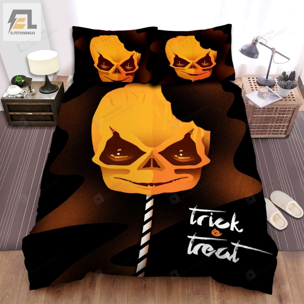 Trick Âr Treat Movie Art Bed Sheets Spread Comforter Duvet Cover Bedding Sets Ver 5 