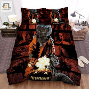 Trick Ar Treat Movie Art Bed Sheets Spread Comforter Duvet Cover Bedding Sets Ver 11 elitetrendwear 1 1