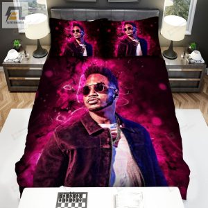 Trey Songz Pink Bed Sheets Spread Comforter Duvet Cover Bedding Sets elitetrendwear 1 1