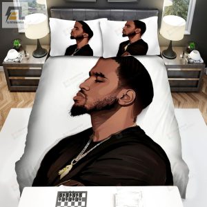 Trey Songz Bed Sheets Spread Comforter Duvet Cover Bedding Sets elitetrendwear 1 1