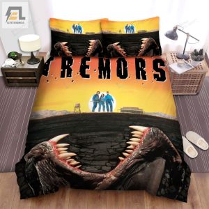 Tremors Monster Underground Movie Poster Bed Sheets Spread Comforter Duvet Cover Bedding Sets elitetrendwear 1 1