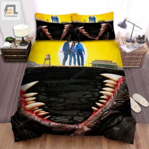 Tremors Ii Aftershocks Movie Digital Art Bed Sheets Duvet Cover Bedding Sets elitetrendwear 1 1