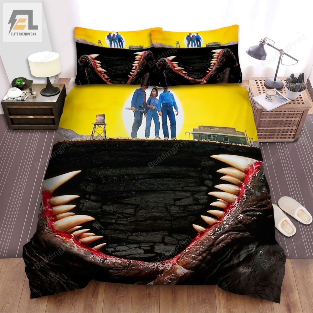 Tremors Ii Aftershocks Movie Digital Art Bed Sheets Duvet Cover Bedding Sets 