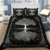 Tree Of Life Reflection Black And White Bed Sheets Duvet Cover Bedding Sets Perfect Gifts For Tree Of Life Lover Gifts For Birthday Christmas Thanksgiving elitetrendwear 1