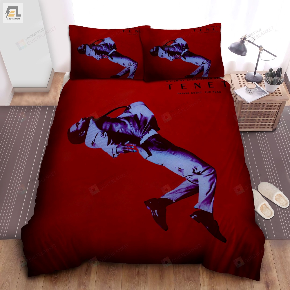 Travis Scott The Plan Single In Tenet Art Cover Bed Sheets Spread Comforter Duvet Cover Bedding Sets 