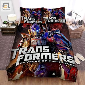 Transformers Revenge Of The Fallen Movie Poster I Bed Sheets Duvet Cover Bedding Sets elitetrendwear 1 1