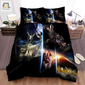Transformers Revenge Of The Fallen Movie Lighting Photo Bed Sheets Duvet Cover Bedding Sets elitetrendwear 1 1
