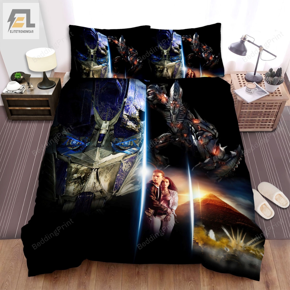 Transformers Revenge Of The Fallen Movie Lighting Photo Bed Sheets Duvet Cover Bedding Sets 