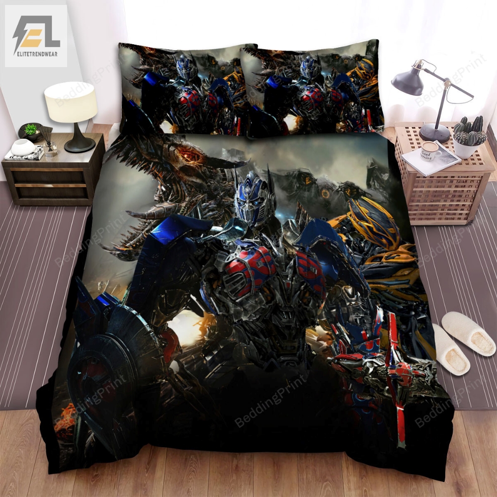 Transformers Age Of Extinction 2014 Poster Movie Poster Bed Sheets Duvet Cover Bedding Sets Ver 1 