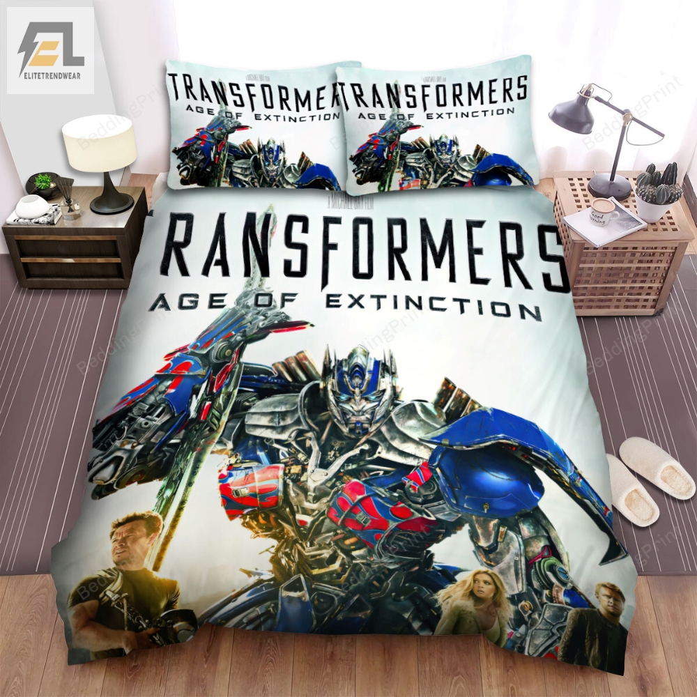 Transformers Age Of Extinction 2014 Poster 12 Movie Poster Bed Sheets Duvet Cover Bedding Sets 