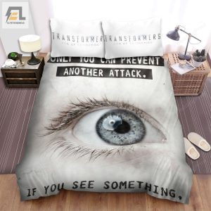 Transformers Age Of Extinction 2014 Only You Can Prevent Another Attack Movie Poster Bed Sheets Duvet Cover Bedding Sets elitetrendwear 1 1