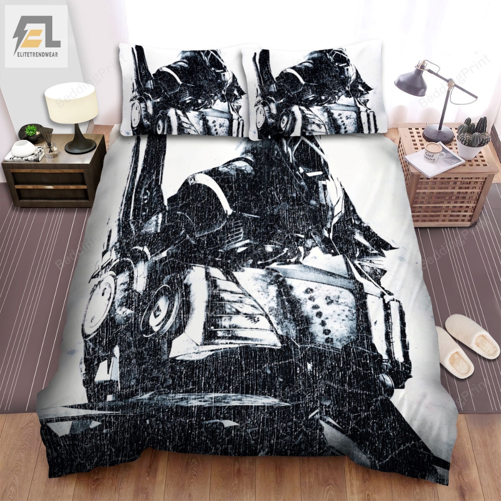 Transformers Age Of Extinction 2014 Dangerous Movie Poster Bed Sheets Duvet Cover Bedding Sets 