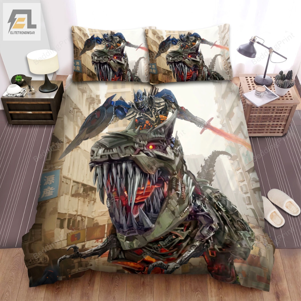 Transformers Age Of Extinction 2014 Alex Movie Poster Bed Sheets Duvet Cover Bedding Sets 