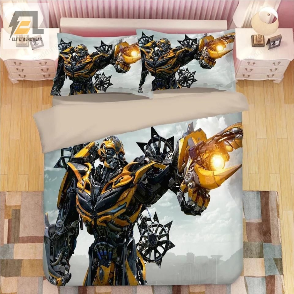 Transformers Bumblebee Duvet Cover Bedding Set 