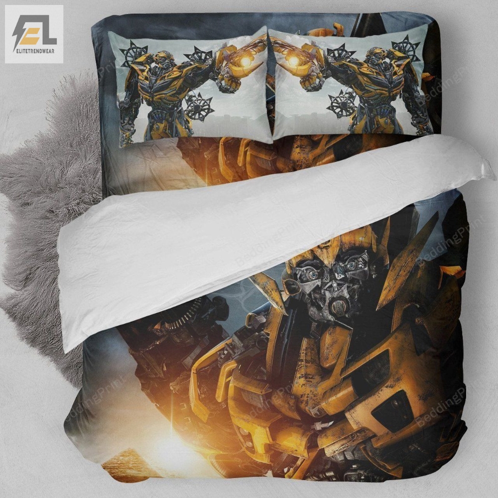 Transformers Â Bumblebee Custom Bedding Set Duvet Cover Amp Pillowcases 