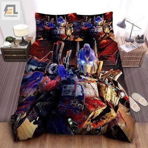 Transformer Optimus Prime Severe Damaged Bed Sheets Duvet Cover Bedding Sets elitetrendwear 1 1