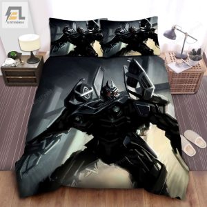 Transformer Black Megatron Painting Bed Sheets Duvet Cover Bedding Sets elitetrendwear 1 1