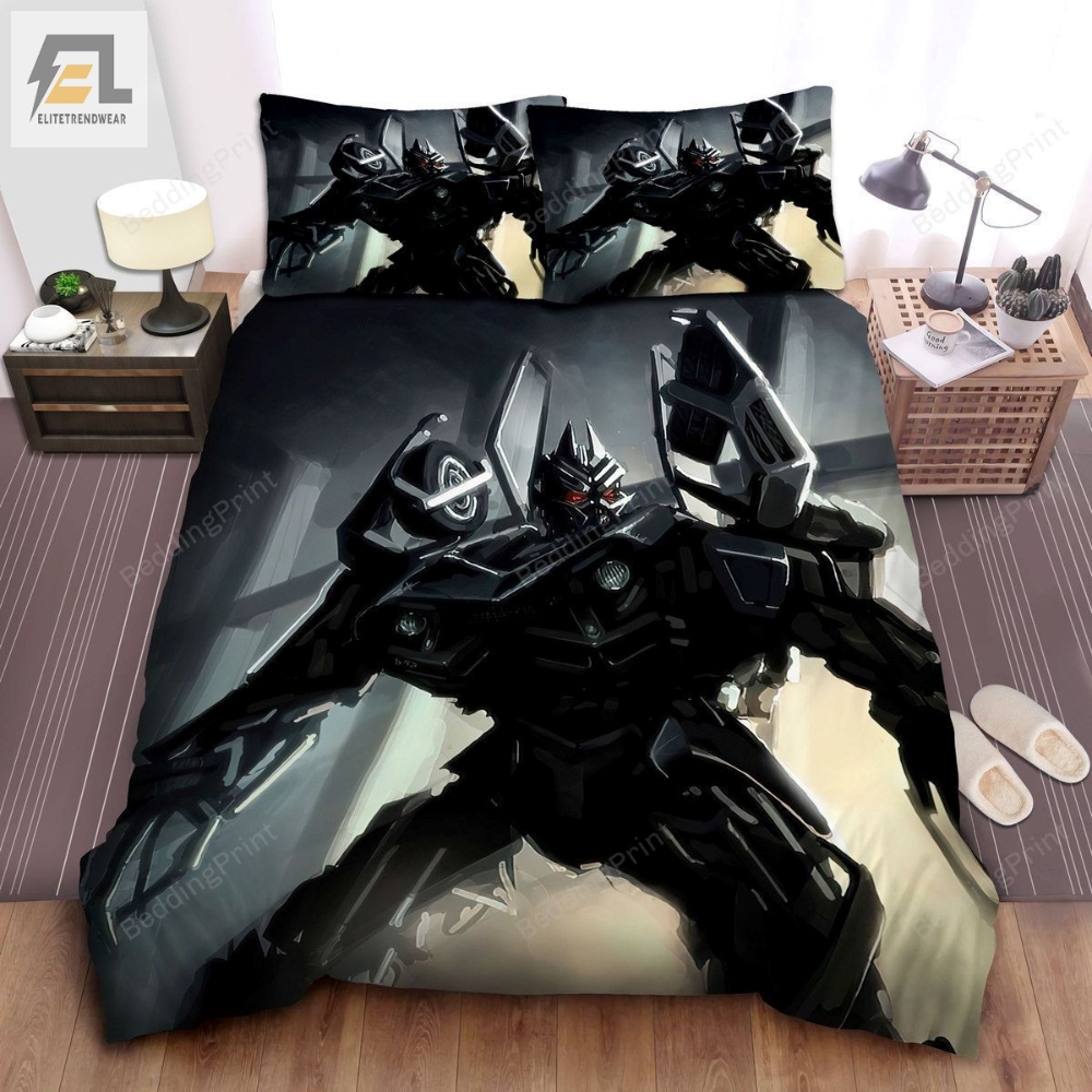 Transformer Black Megatron Painting Bed Sheets Duvet Cover Bedding Sets 