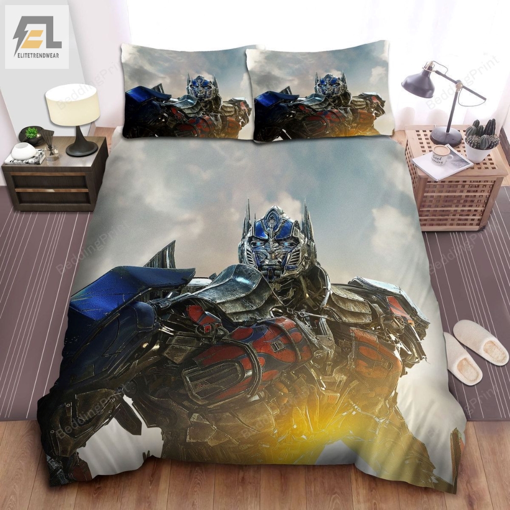 Transformer Autobot Optimus Prime Age Of Extinction Bed Sheets Duvet Cover Bedding Sets 