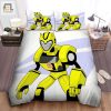 Transformer Autobot Bumblebee In Cartoon Character Bed Sheets Duvet Cover Bedding Sets elitetrendwear 1