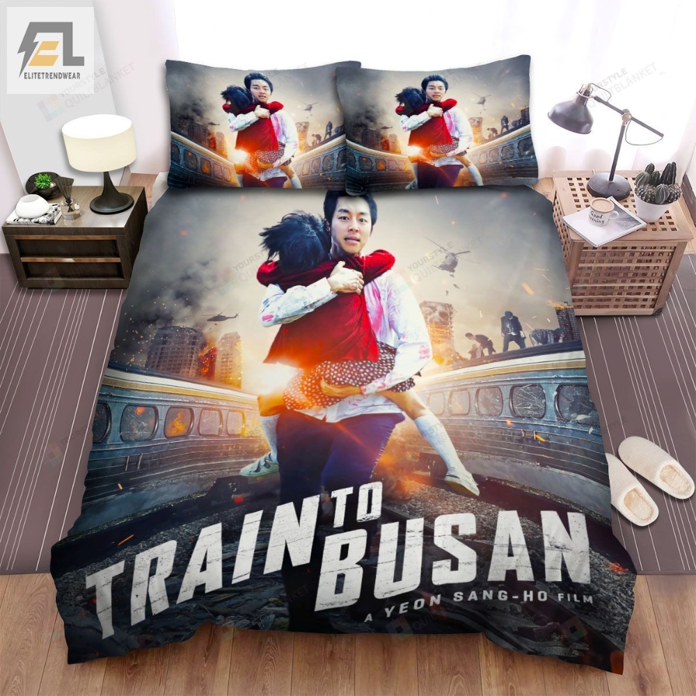 Train To Busan I Movie Poster Bed Sheets Spread Comforter Duvet Cover Bedding Sets Ver 5 