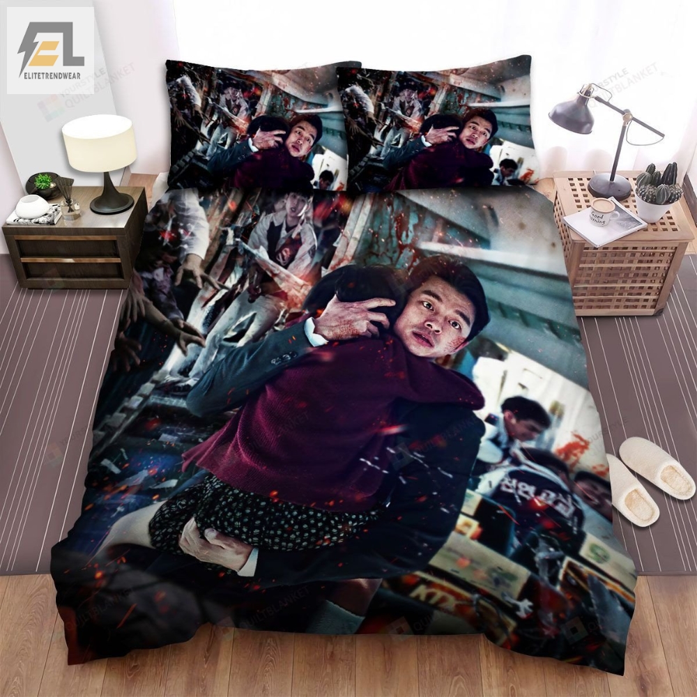 Train To Busan I Movie Poster Bed Sheets Spread Comforter Duvet Cover Bedding Sets Ver 3 