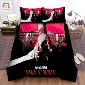 Train To Busan I Movie Poster Bed Sheets Spread Comforter Duvet Cover Bedding Sets Ver 2 elitetrendwear 1 1