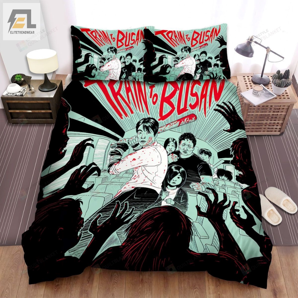 Train To Busan I Movie Art Bed Sheets Spread Comforter Duvet Cover Bedding Sets Ver 5 