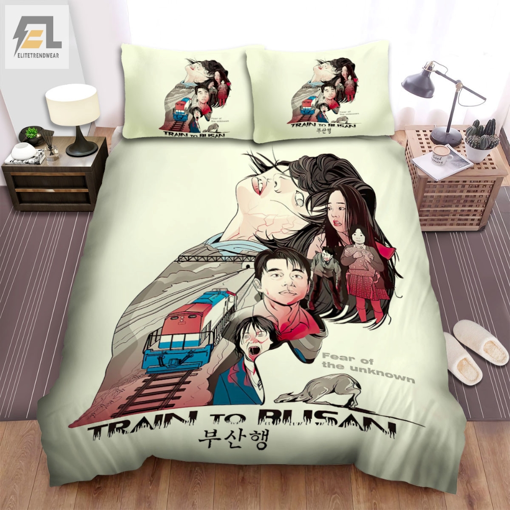 Train To Busan I Movie Art Bed Sheets Spread Comforter Duvet Cover Bedding Sets Ver 4 elitetrendwear 1