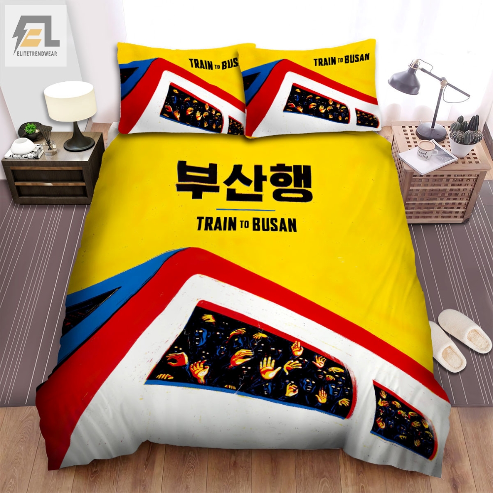 Train To Busan I Movie Art Bed Sheets Spread Comforter Duvet Cover Bedding Sets Ver 1 
