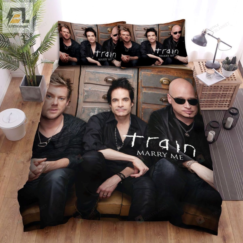 Train Band Marry Me Bed Sheets Spread Comforter Duvet Cover Bedding Sets 