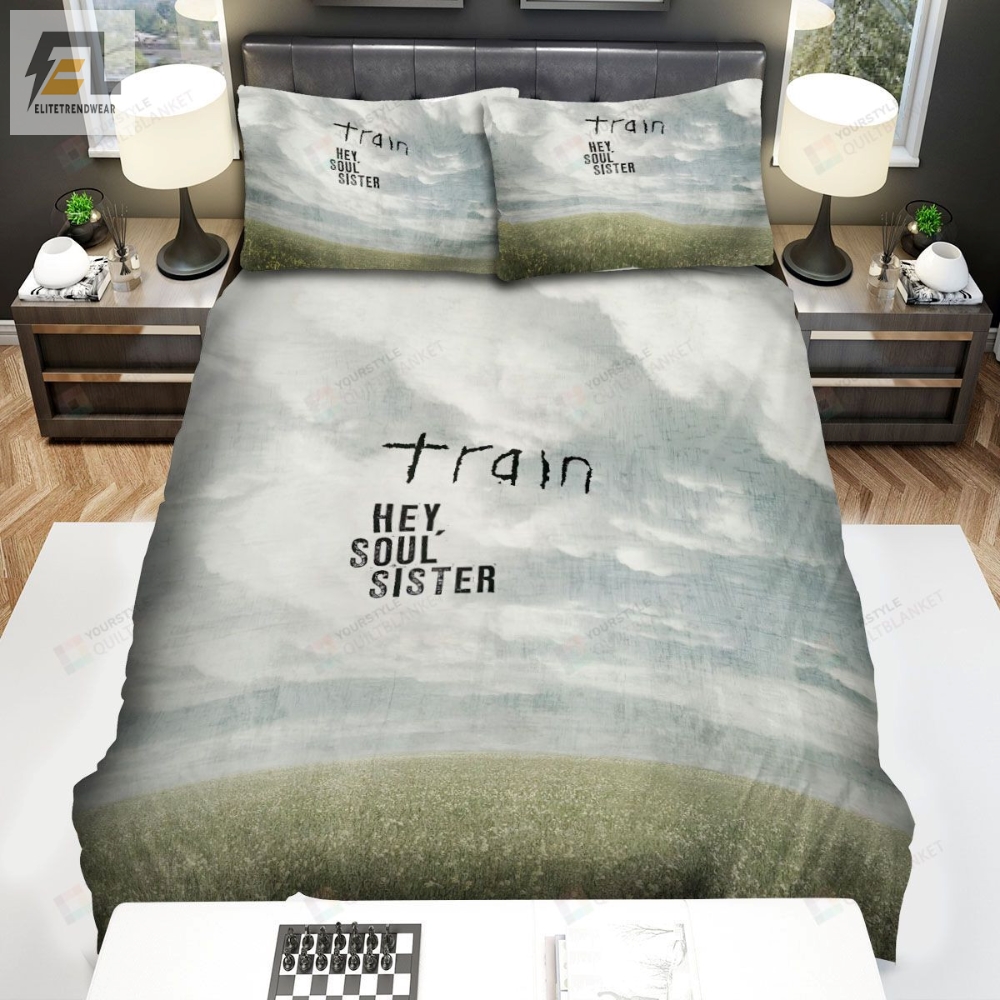 Train Band Hey Soul Sister Bed Sheets Spread Comforter Duvet Cover Bedding Sets 