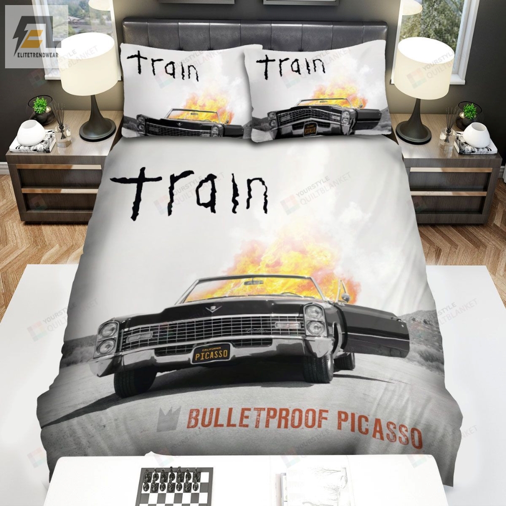 Train Band Bulletproof Picasso Bed Sheets Spread Comforter Duvet Cover Bedding Sets 