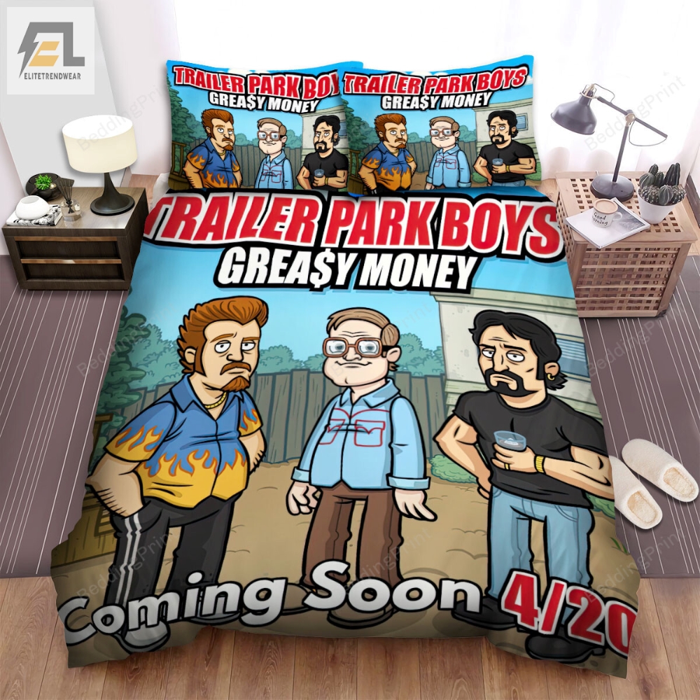 Trailer Park Boys Movie Digital Art 2 Bed Sheets Duvet Cover Bedding Sets 