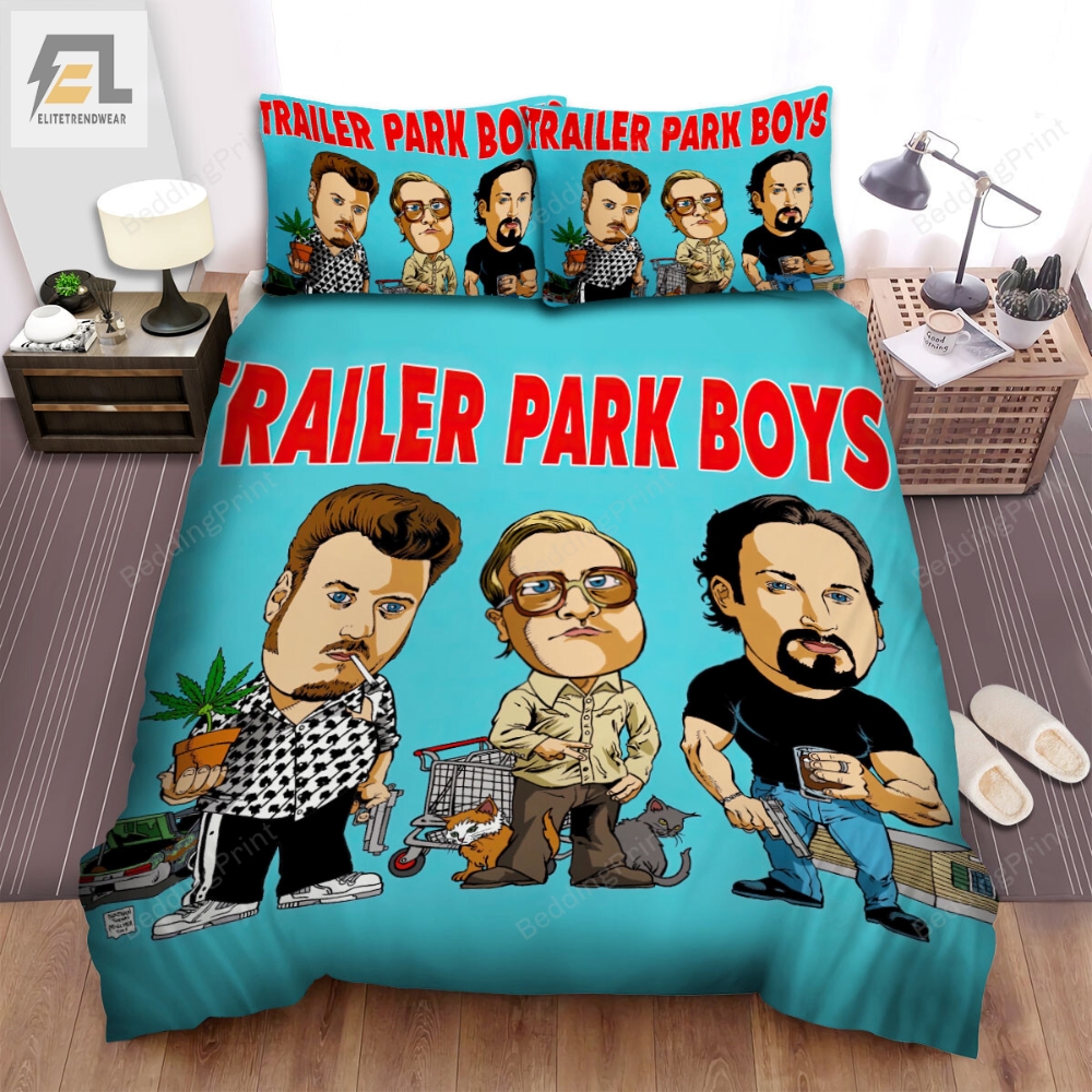 Trailer Park Boys Movie Art 1 Bed Sheets Duvet Cover Bedding Sets 