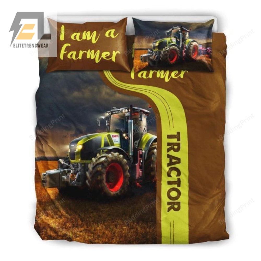 Tractor Farmer Farm Bed Sheets Duvet Cover Bedding Sets 