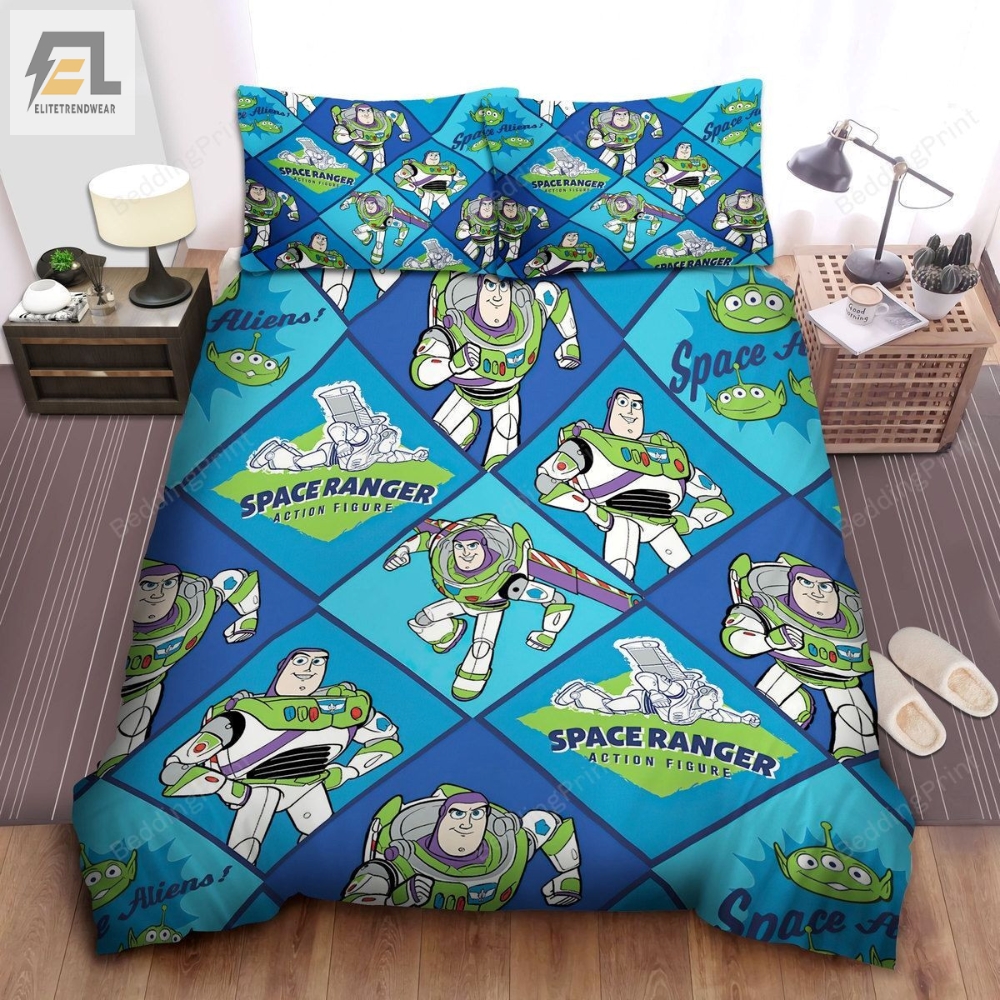 Toy Story Space Ranger Buzz Lightyear Theme Bed Sheets Duvet Cover Bedding Sets 