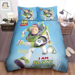 Toy Story I Am Buzz Lightyear Poster Bed Sheets Duvet Cover Bedding Sets elitetrendwear 1 1