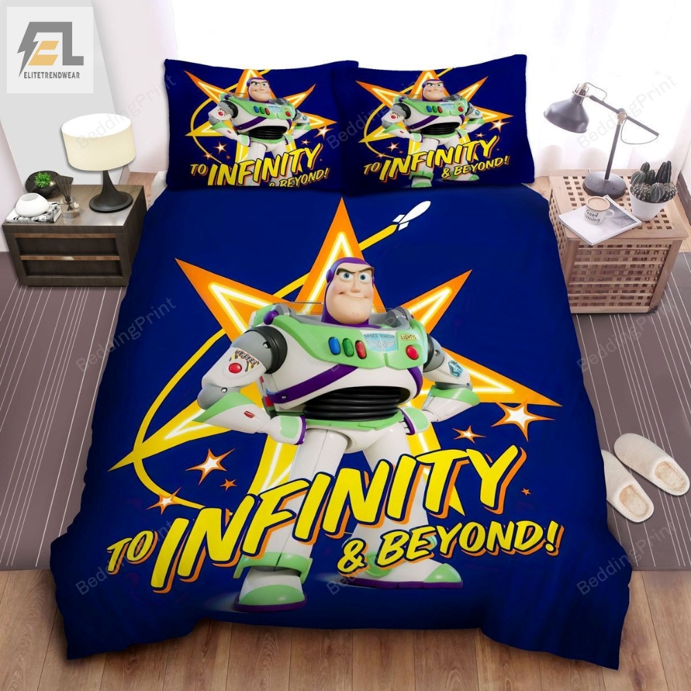 Toy Story Buzz Lightyear To Infinity And Beyond Bed Sheets Duvet Cover Bedding Sets 